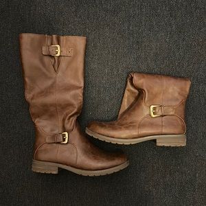 Brown Leather Boots